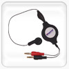 Amperor Retractable Headset with Mic