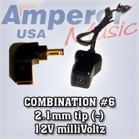 Combination #6,12V, OD: 5.5mm, ID:2.1mm-