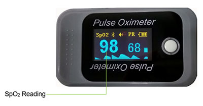 Equate Fingertip Pulse Oximeter, Oxygen Level Pulse Rate 